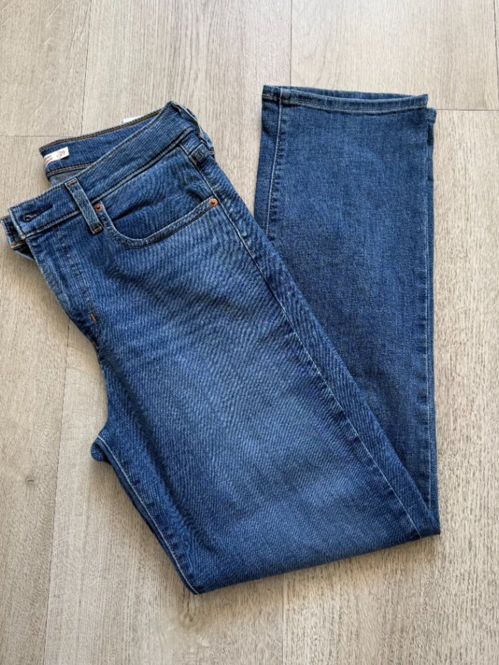 Levi's 724 High Rise Straight Jeans - Way Way Back Wash, Size 29